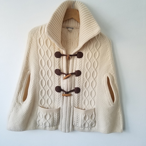 Lucky Brand Sweaters - Lucky Brand Cable Knit Shrug Poncho Sweater Small